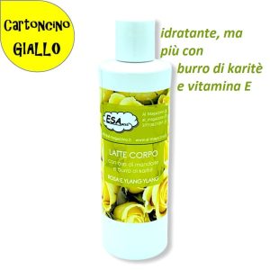 a LATTE CORPO Idratante Più “Rosa e Ylang ylang”