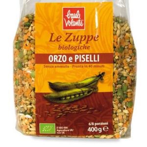 ZUPPA PRONTA ORZO E PISELLI| SENZA AMMOLLO| BIO| 400gr